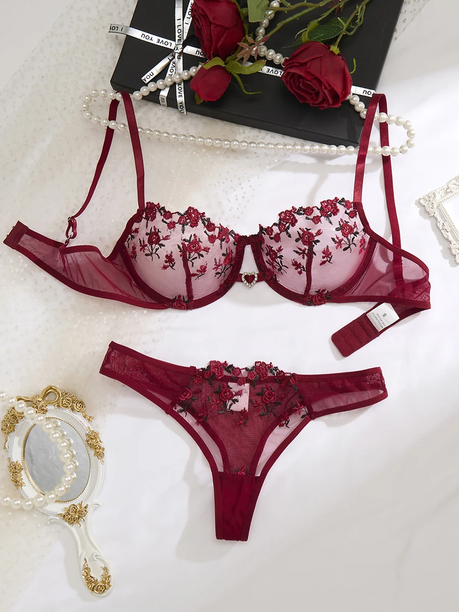 Julia Heart Shaped Babydoll Lingerie Set 1