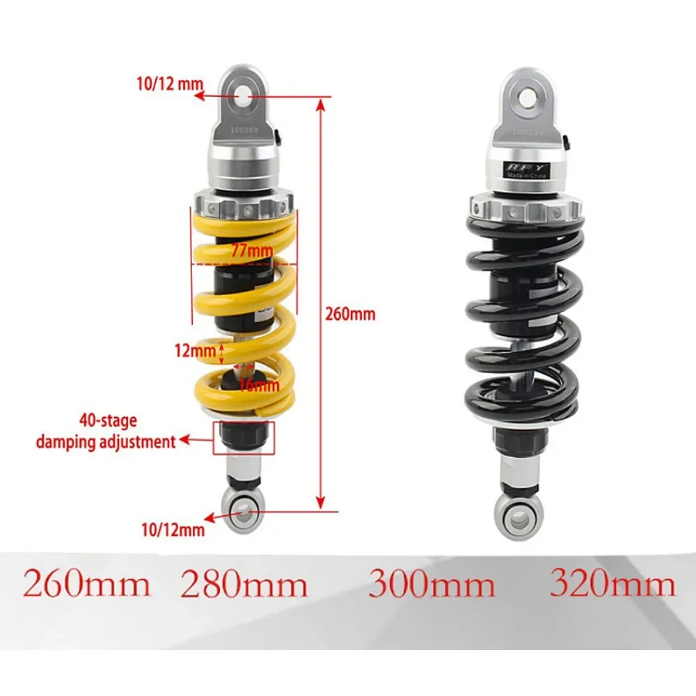 

Suitable for 450SR NK250 250SR after modification the shock absorption is raised/lowered and the rear shock absorber is place