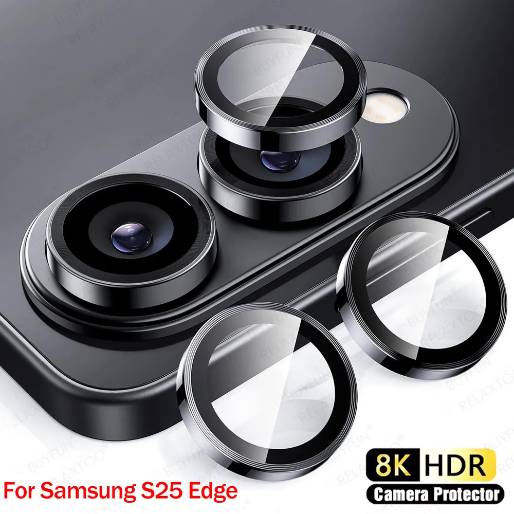 Premium Edge Case with HD Camera Protector and 3D Glass Lens Accessories