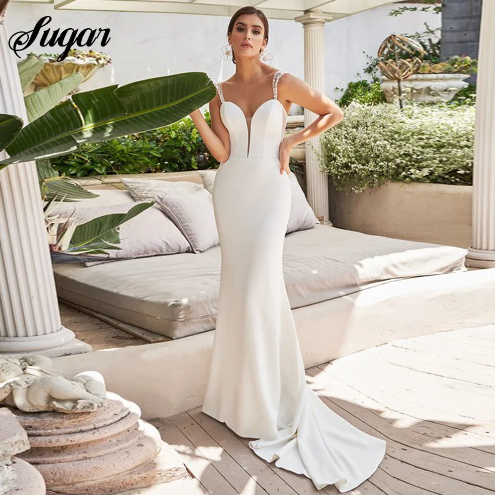 

Платье Свадебное Плиссированное без рукавов с V-образным вырезом