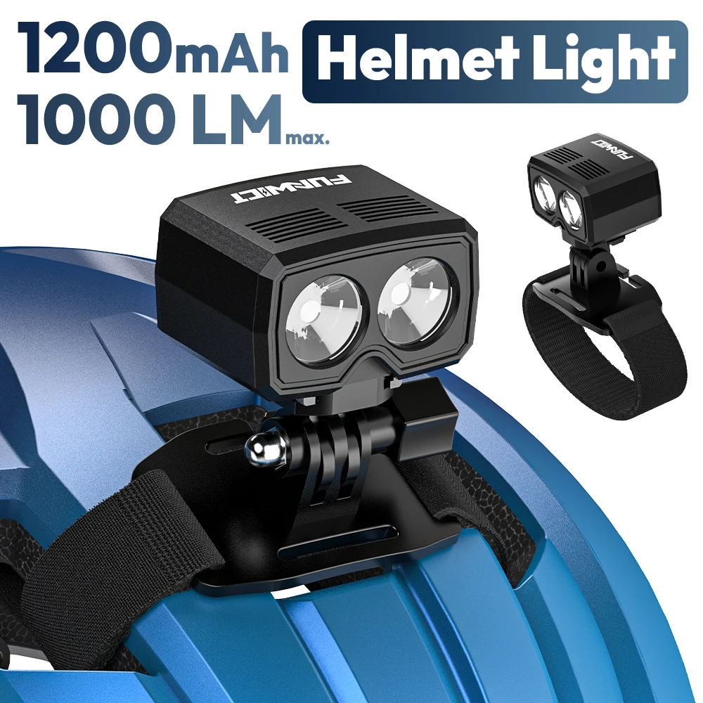 1000 Lumens Bike Helmet Light USB Charging Waterproof Flashlight Bicycle Headlight LED Front Lamp MTB Road Cycling Accessories