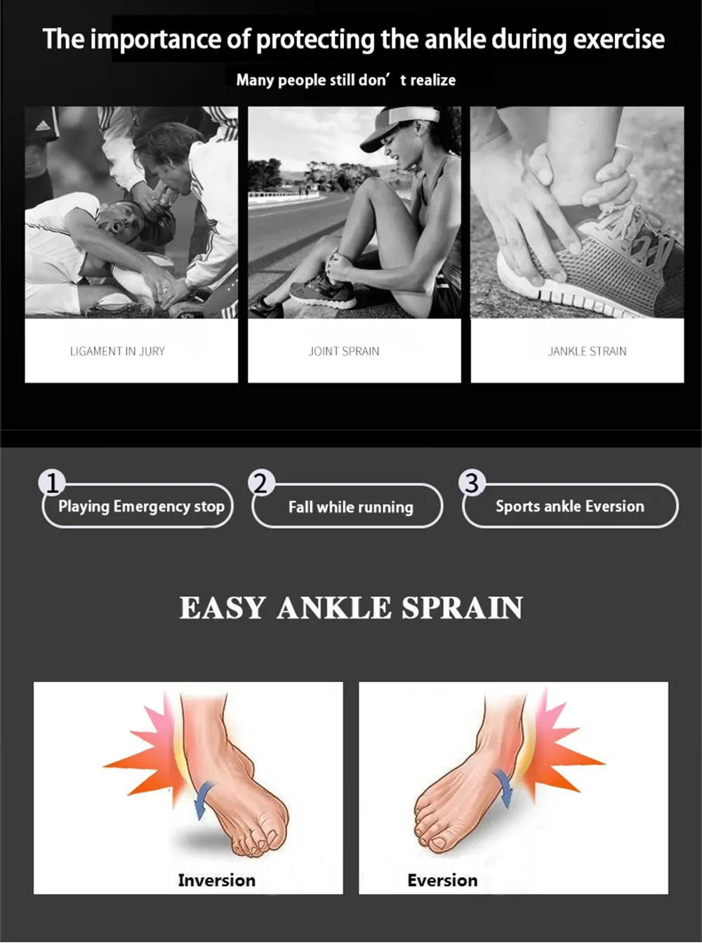 Kompressions-Knöchelbandage