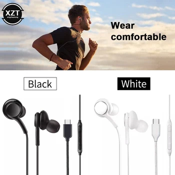 Note10 eraphon usb typ c in-ear kopfhörer digitale hifi ohrhörer mit mikrofon für samsung galaxy s20 note 10 pro für huawei xiaomi