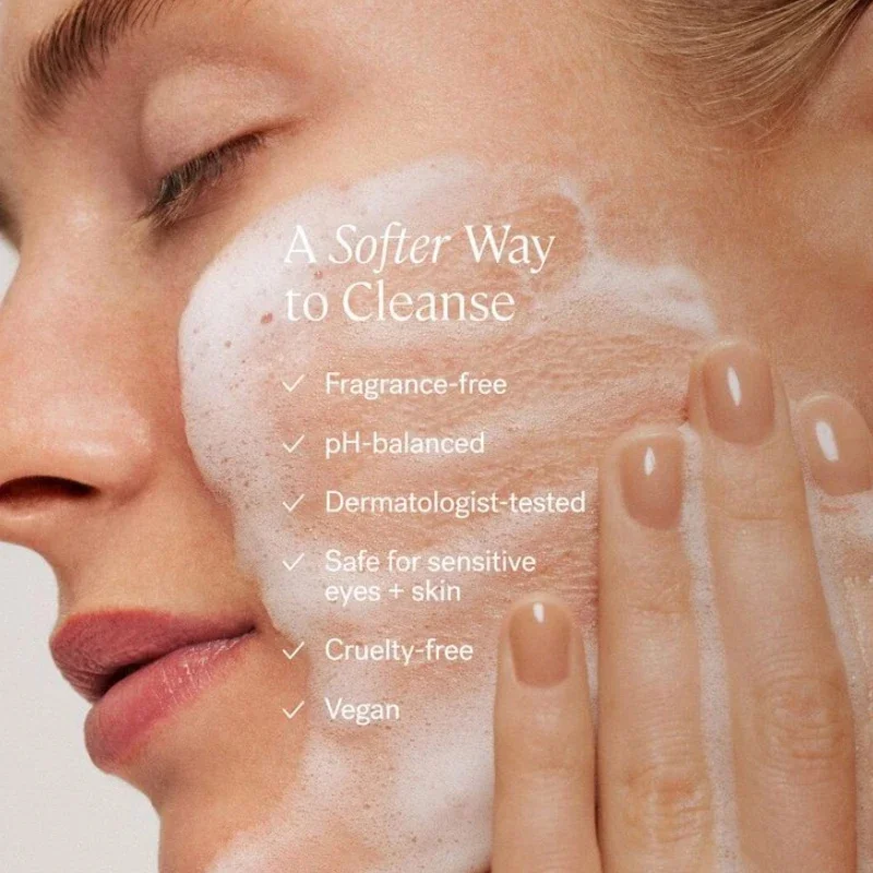 120ml facial Cleanser Hydrate Oil Control Deep Cleansing Whitening Blemish Cleanser Removes Pimples Blackheads Foaming Cleanser 2