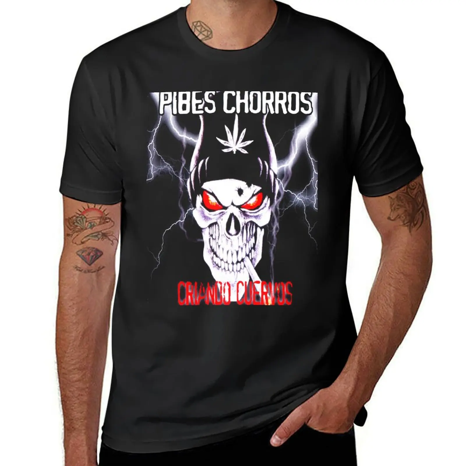 

Футболка Pibes Chorros, Мужская футболка с рисунком в винтажном стиле