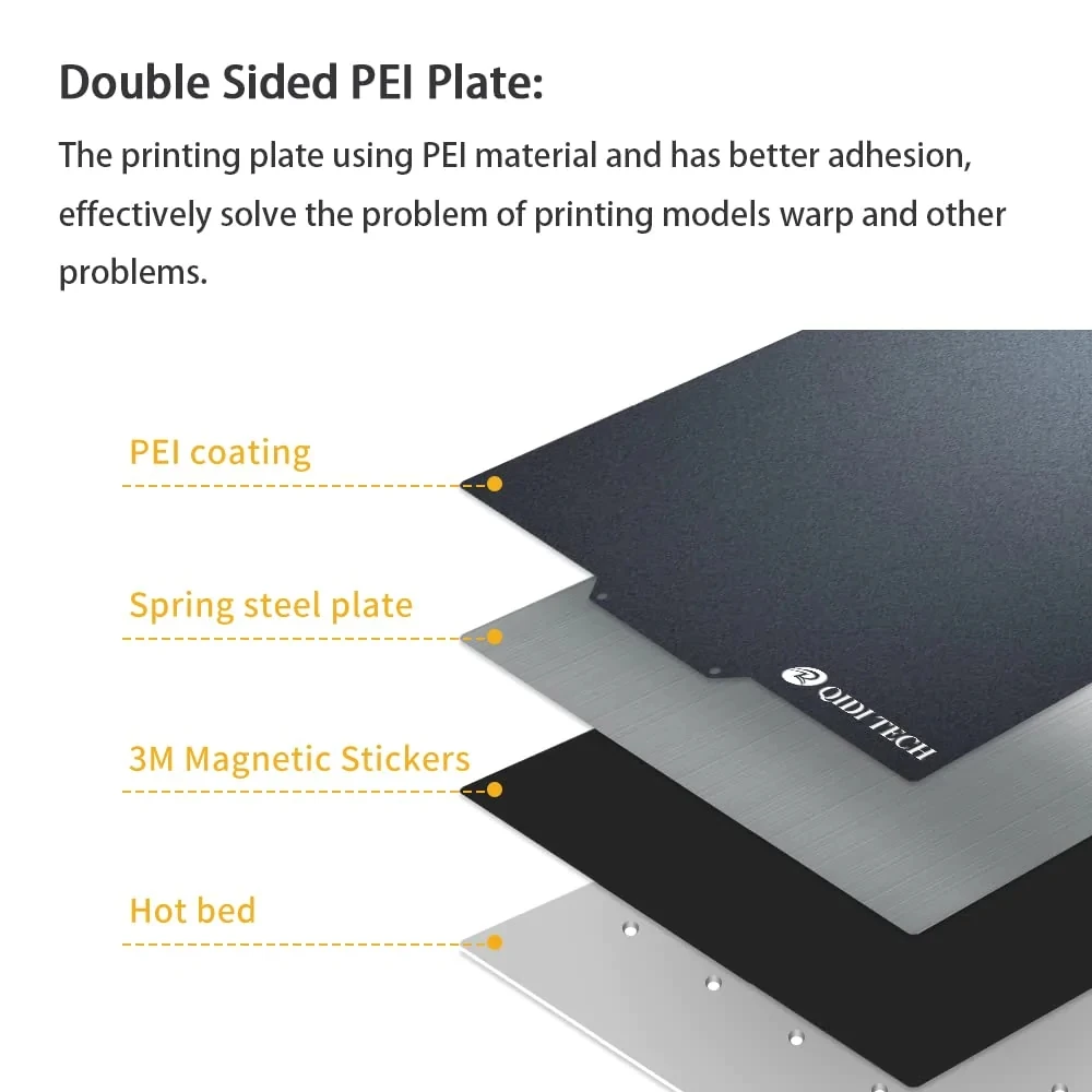 QIDI TECH 3D 프린터 X-MAX 2 대형 산업용 WiFi 고정밀 인쇄, PLA TPU PC PETG 나일론 300*250*300mm