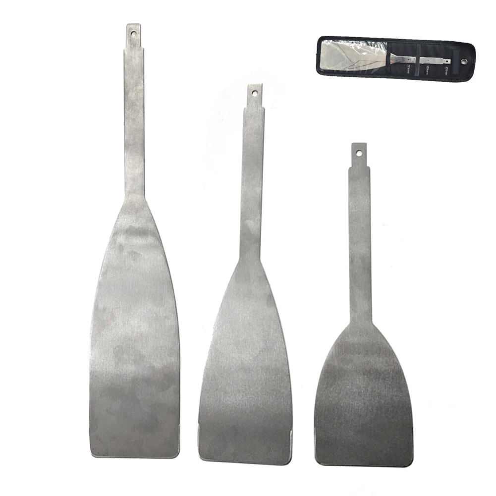 3Pcs Stainless Steel Scraper Blade Car Windshield Electric Disassembly-Knife Glass Disassembler Tools Renovation/Cleaning Tools
