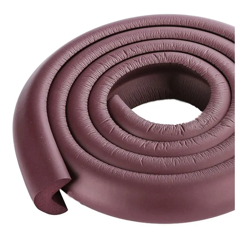 T84C-2 PCS 2M Children Protection Table Guard Strip Baby Safety Products Glass Edge Furniture Horror Crash Bar Corner Foam Bumpe