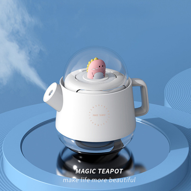 Crystal Air Humidifier for Home Office with Battery USB Rechargeable Gift Idea Ultrasonic Mist Maker Essential Oil Diffuser