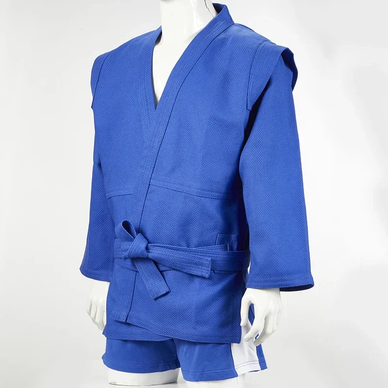 wrestling suit set Sambo training competition clothes Adult children Russian Sambo clothing martial arts clothing