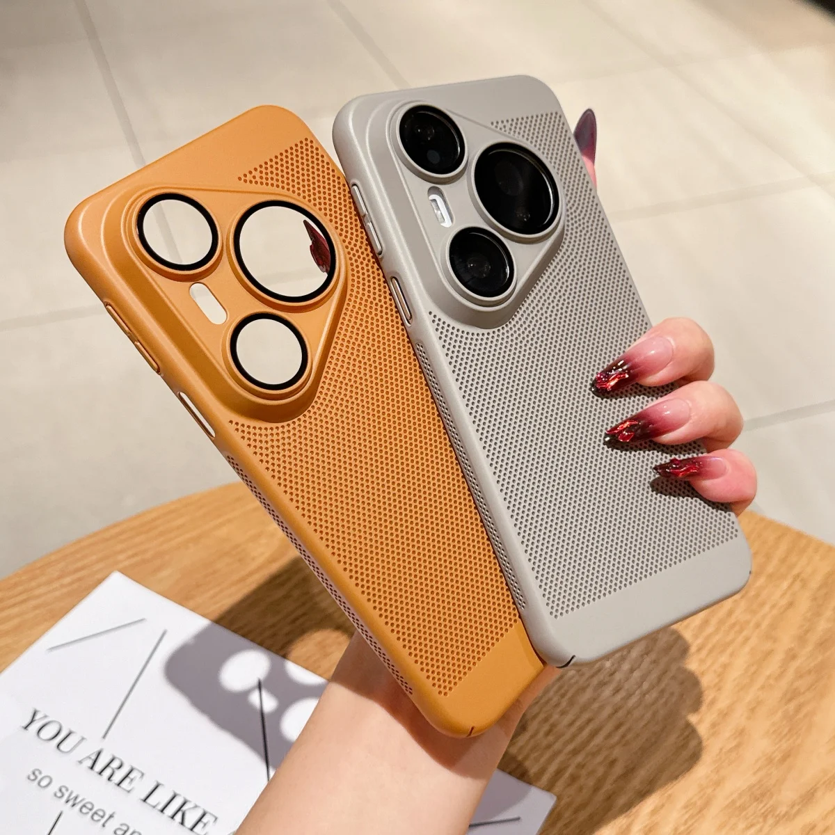 Enhanced Cooling Matte Heat Dissipation Breathable Shockproof Phone Case