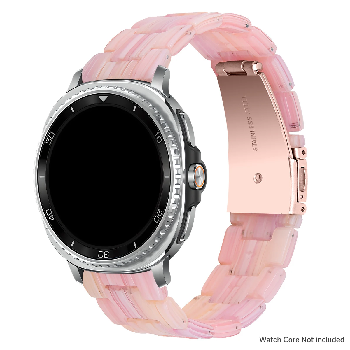 Luxury Transparent Resin Strap - Premium Link Bracelet