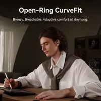 Baseus MC1 Pro Ear Clip Wireless Earphones Bluetooth 6.0 Hi-Res Ultra Open Earbuds earrings 4-Mic ENC Clip on ear buds Headphone - Image 3