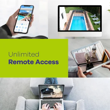 SANNCE 8CH DVR 1080N CCTV System Video Recorder 2/4/8 PCS 2MP Home Security Waterproof Night Vision Camera Surveillance Kits 4