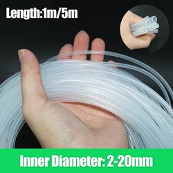 High-Temperature Food-Grade Transparent Silicone Hose - Nontoxic Tube for Pump, Aquarium, Garden, and Wine