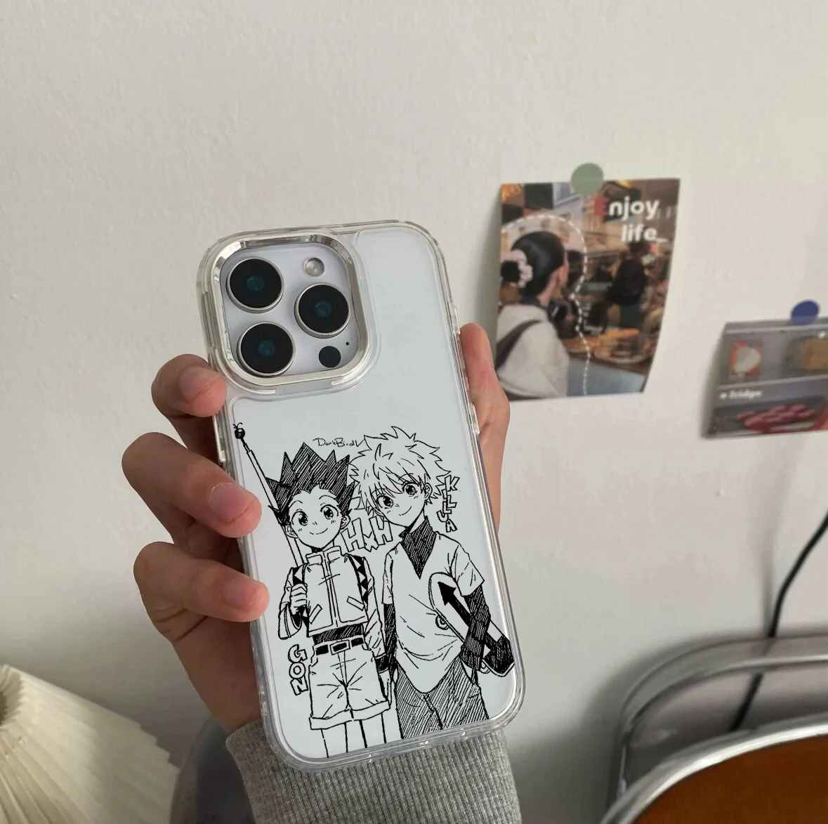 Transparent Soft Anime Hunter × Hunter Phone Case