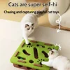Diy Pet Cat Puzzle Maze Holes Toys Felt Box With Bell Ball Kitten Playing Toys Interactive Funny Combination Set Cat Supplies 5