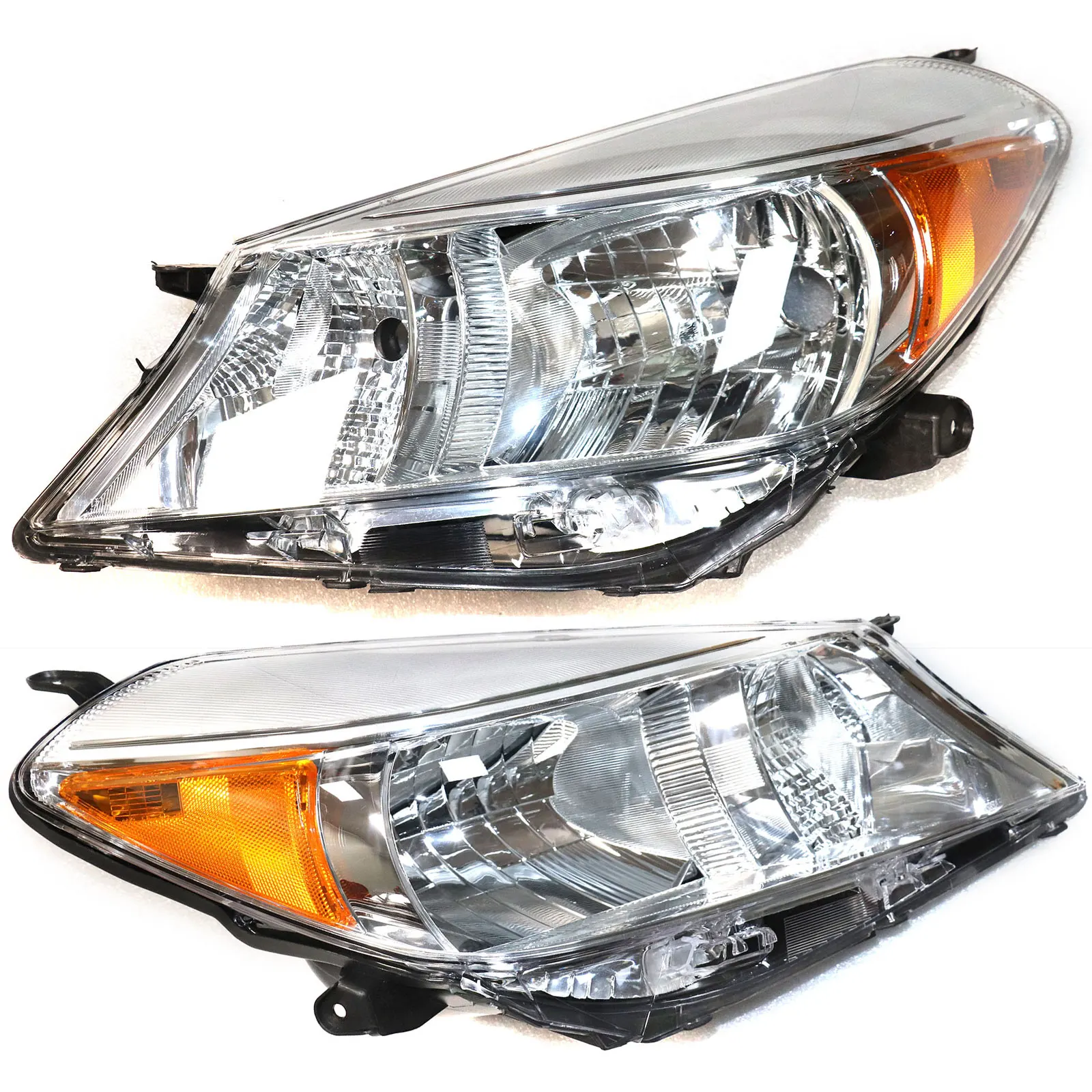 Driver And Passenger Side Headlight For Toyota Yaris/Vitz 2012 2013 2014 Hatchback 1