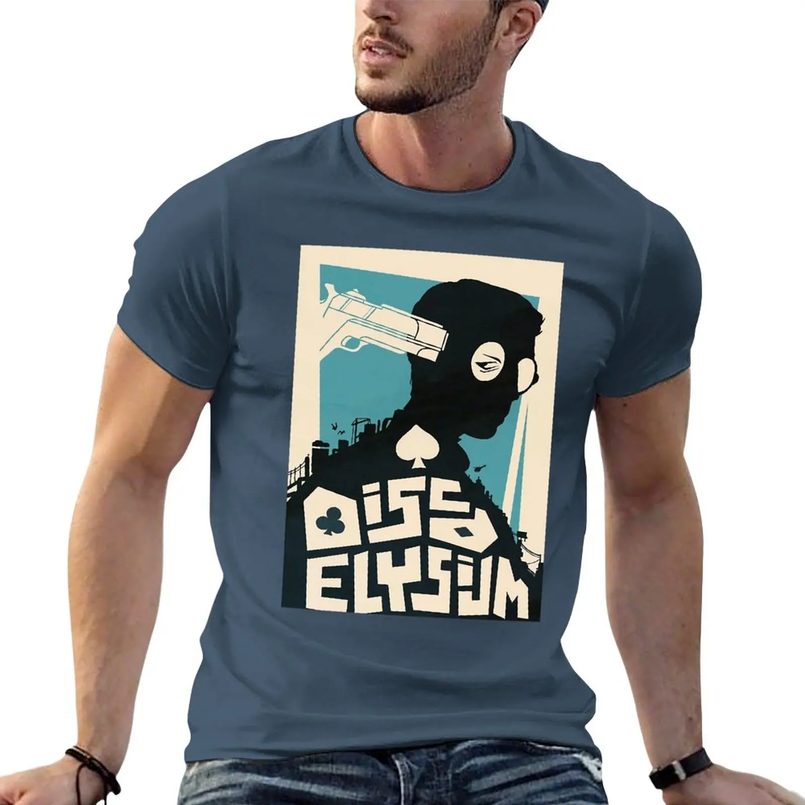 

Funny Men Disco Gaming Elysium Love You Fans T-Shirt cute tops plus size tops summer top Blouse T-shirts for men cotton