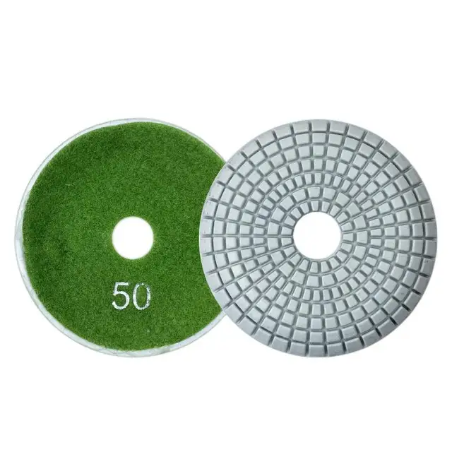 Dischi Diamantati Per Lucidatura - 6 Pezzi 100mm Grana 1500 Per Marmo E Granito - Foto 4