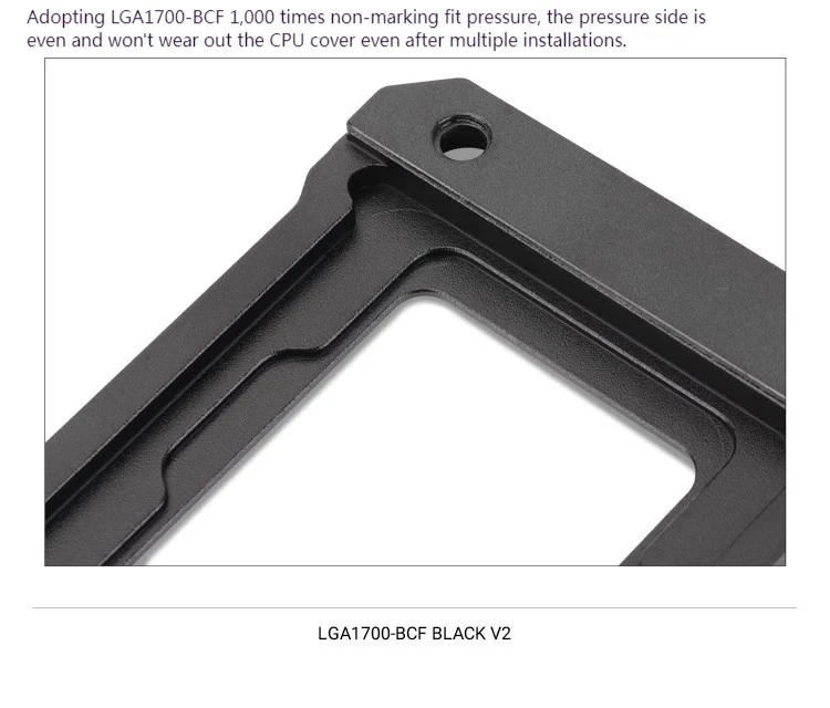 Aluminum 17XX BCF CPU Installation Fixed Bracket LGA1700 Platform Fastener 1700