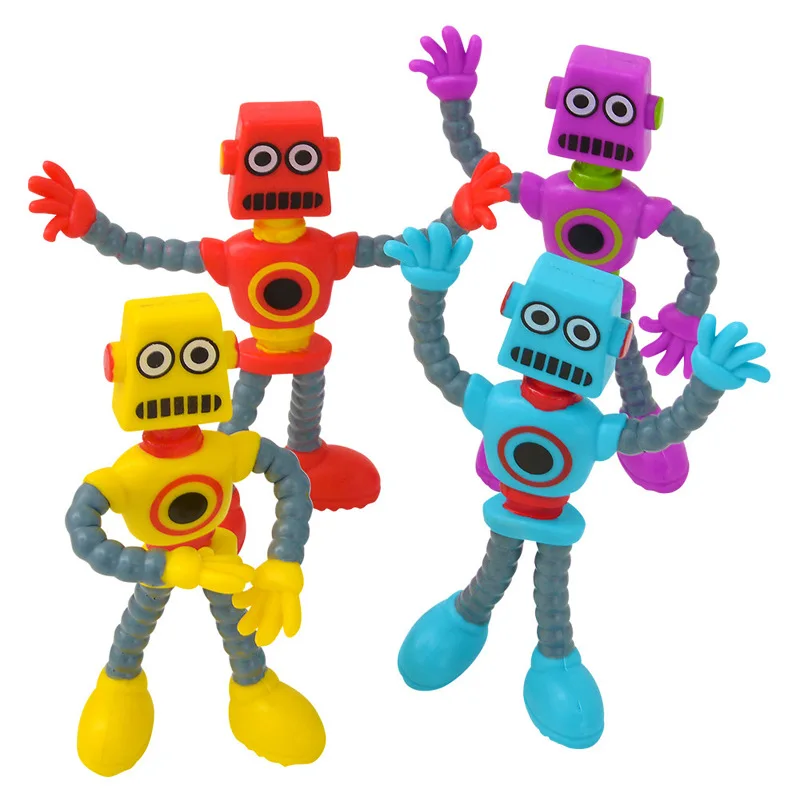 Children's Doll Robot Toy Flexible and Bendable Cool Novelty Funny Party Gift Parent-child Interactive Educational Creative Doll