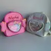 Personalized Kindergarten Backpack, Children's Cartoon Backpack, Cute Girl, Love  Wings, Lightweight Baby Backpack 2