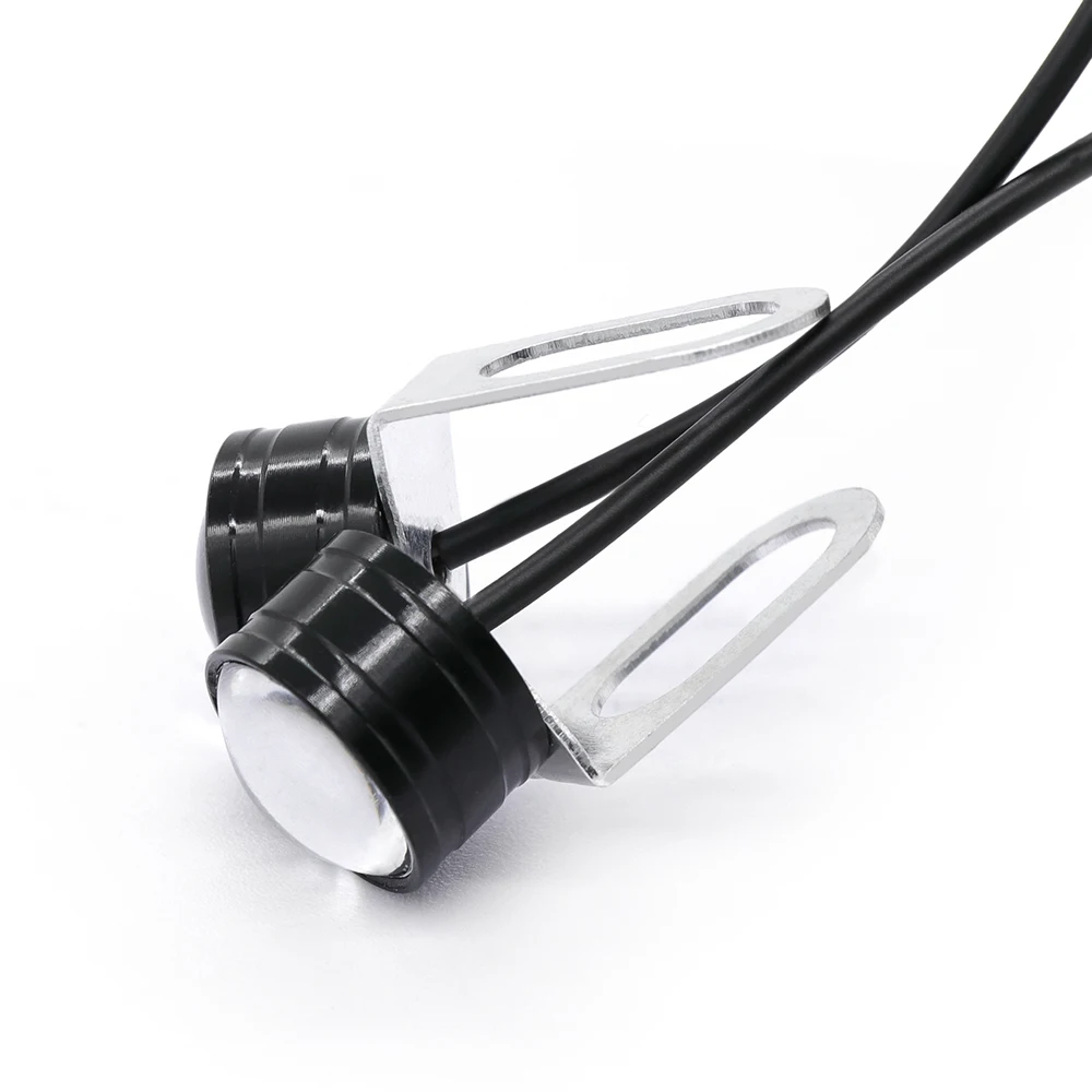 Motorcycle LED Lights LED Motorcycle Lights LED Lights Motorcycle Driving Lights Bike Light 2PCS Motorcycle LED Daytime Running Light DRL Colorful Replaceable Eagle Eye Light Super Bright Mirror Front Signal Strobe Lamp
