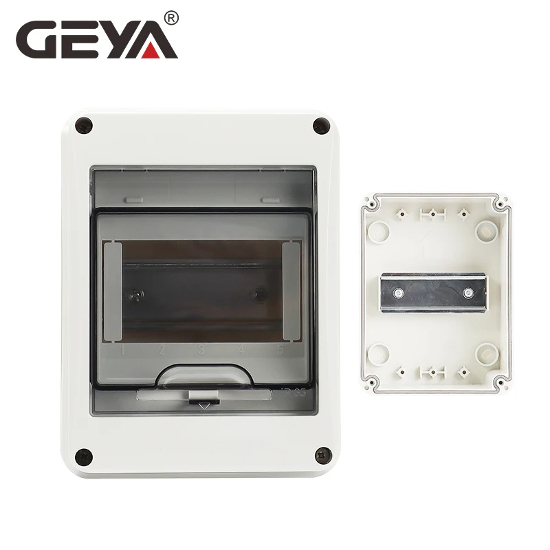 GEYA HT Series 5/8/12/15/18 Ways Waterproof Electrical Distribution Box Circuit Breaker MCB Power Plastic Junction Wire Box IP65