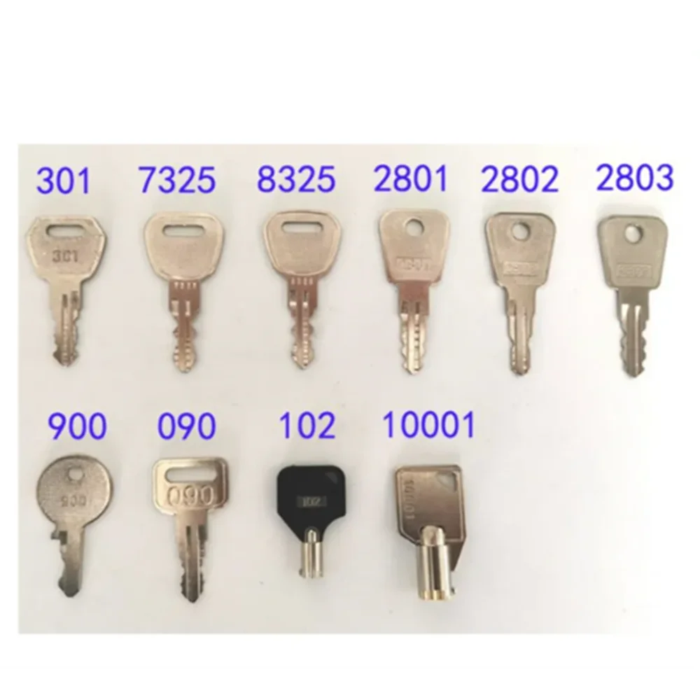 

10pcs Elevator key 301 900 2801 2802 8325 2803 102 10001 7325 090 Elevator keys