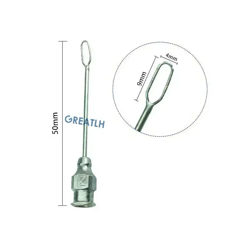 Stainless Steel Lens Loop Infusion Cannula Irrigating Vectis Ophthalmic Surgery Instrument