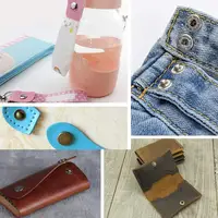 KRABALL 251PCS Metal Button Leather Snap Fasteners Kit Snap Press Studs with Installation for Clothing Leather Jacket Jeans Wear - Image 6