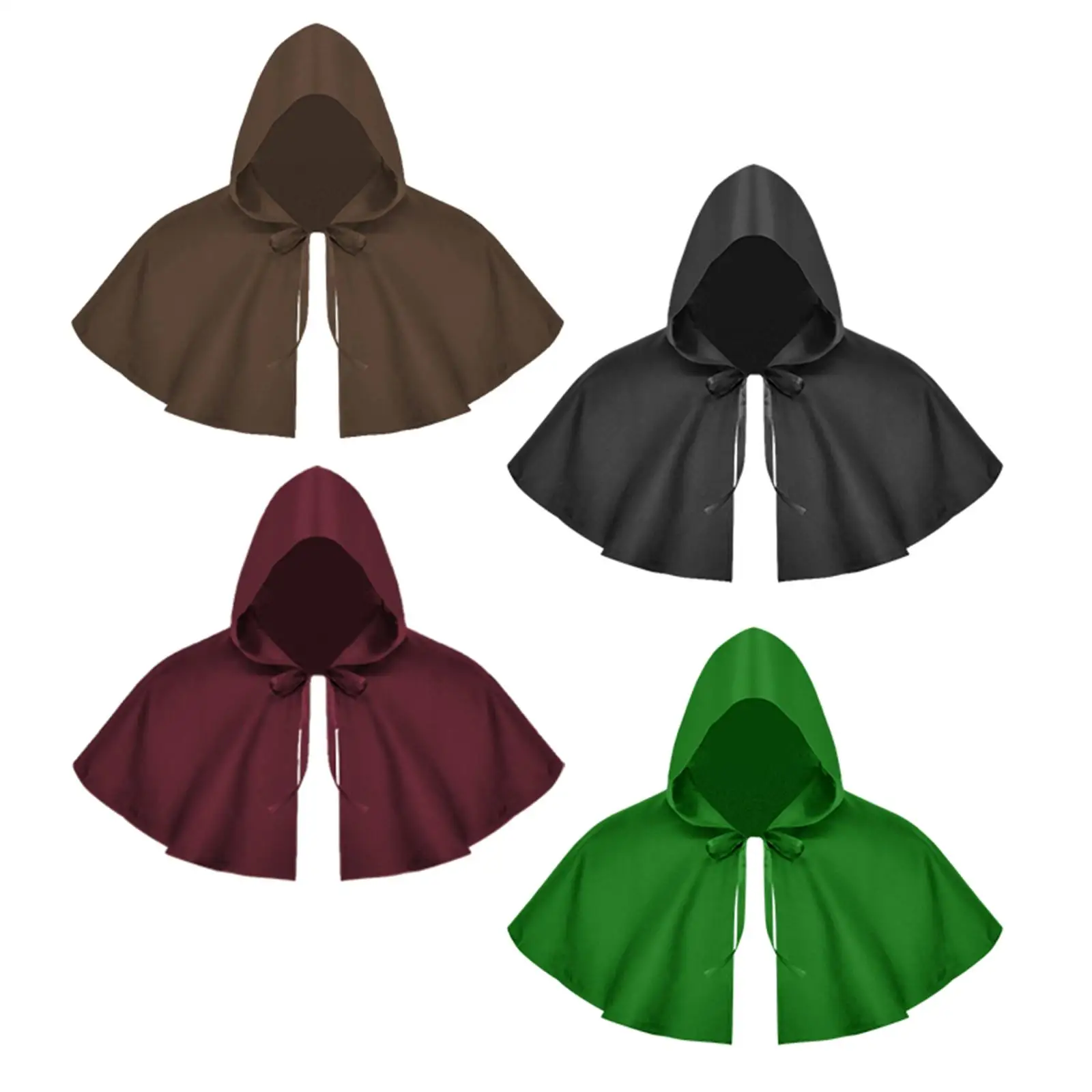 

Halloween Cosplay Party Death Cape Gothic Medieval Hooded
