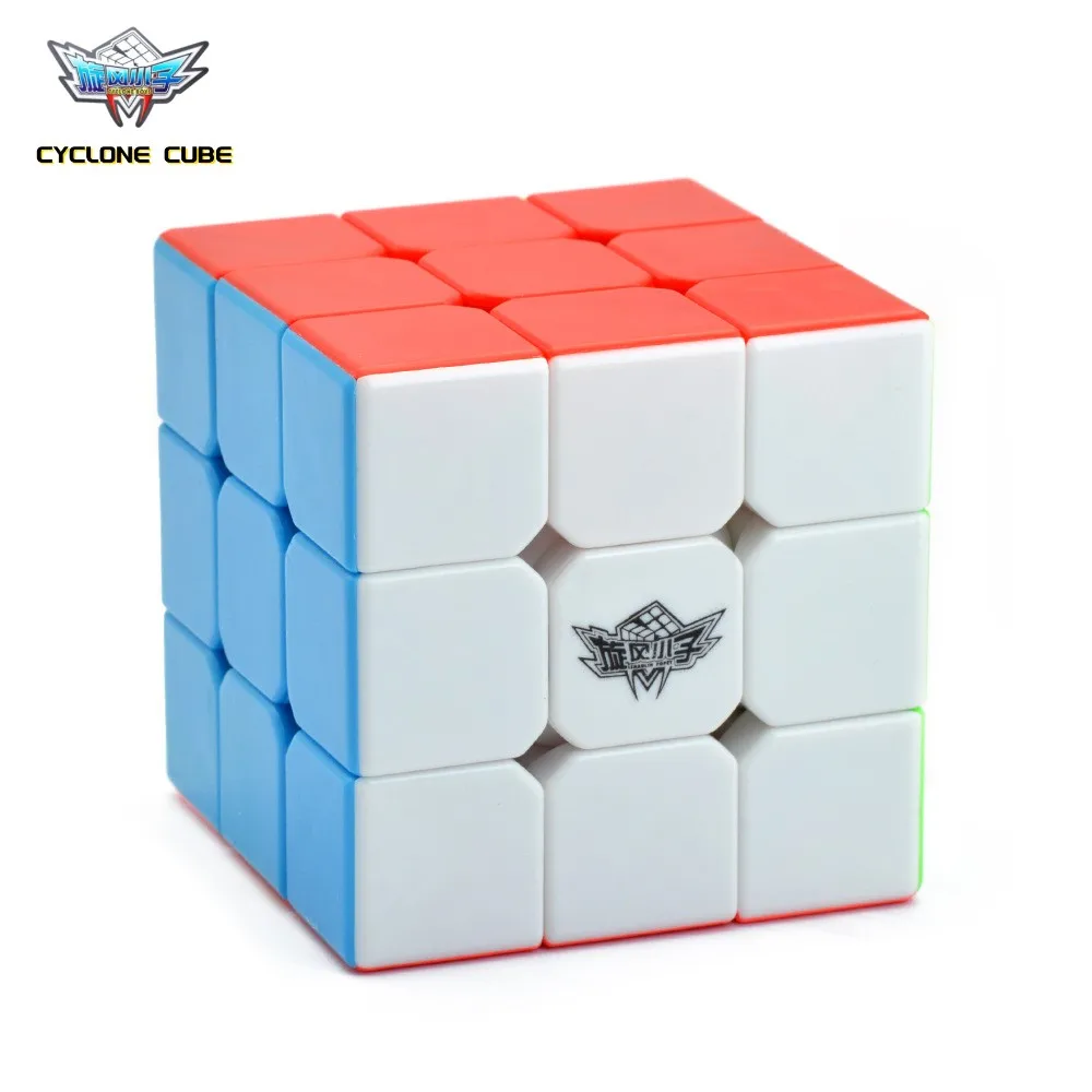 

Magico Cubo Cyclone Boys 3x3 Speed Cube Stickerless Magic Cube 3x3x3 Puzzles Toys 56mm Mágico 3*3*3 큐브 кубики