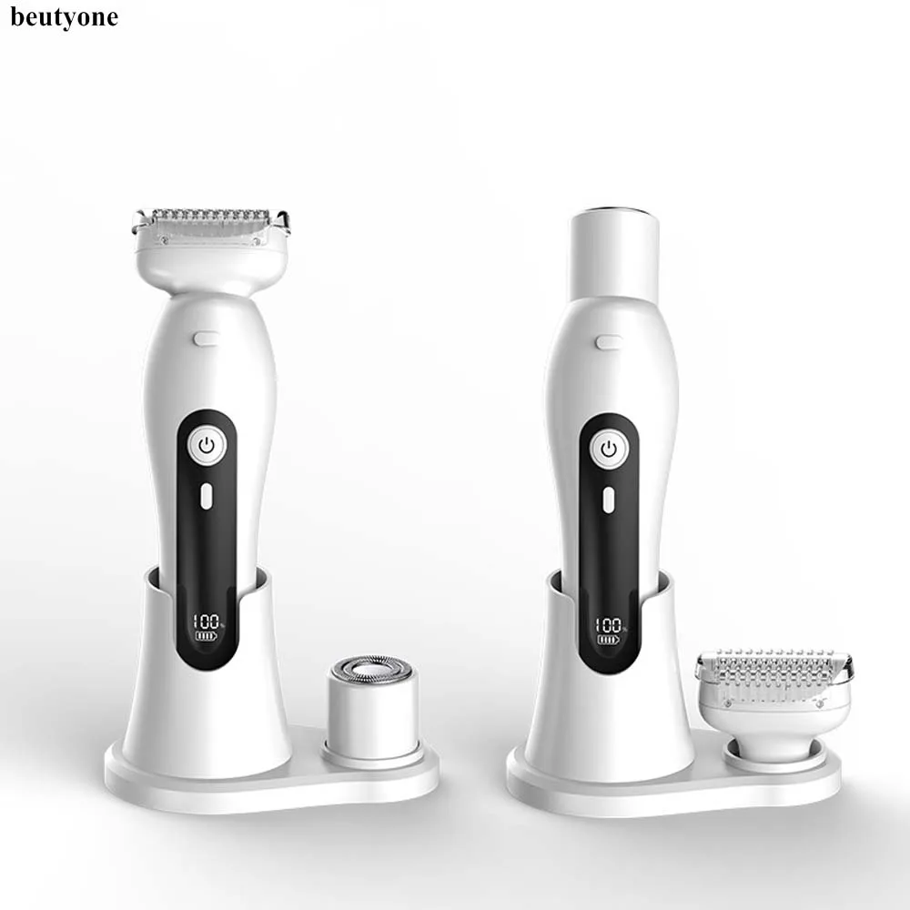 beutyone-2-in-1-wet-dry-electric-shaver-for-women-with-head-base-replaceable-facial-blade-head-bikini-trimmer-electric-razors