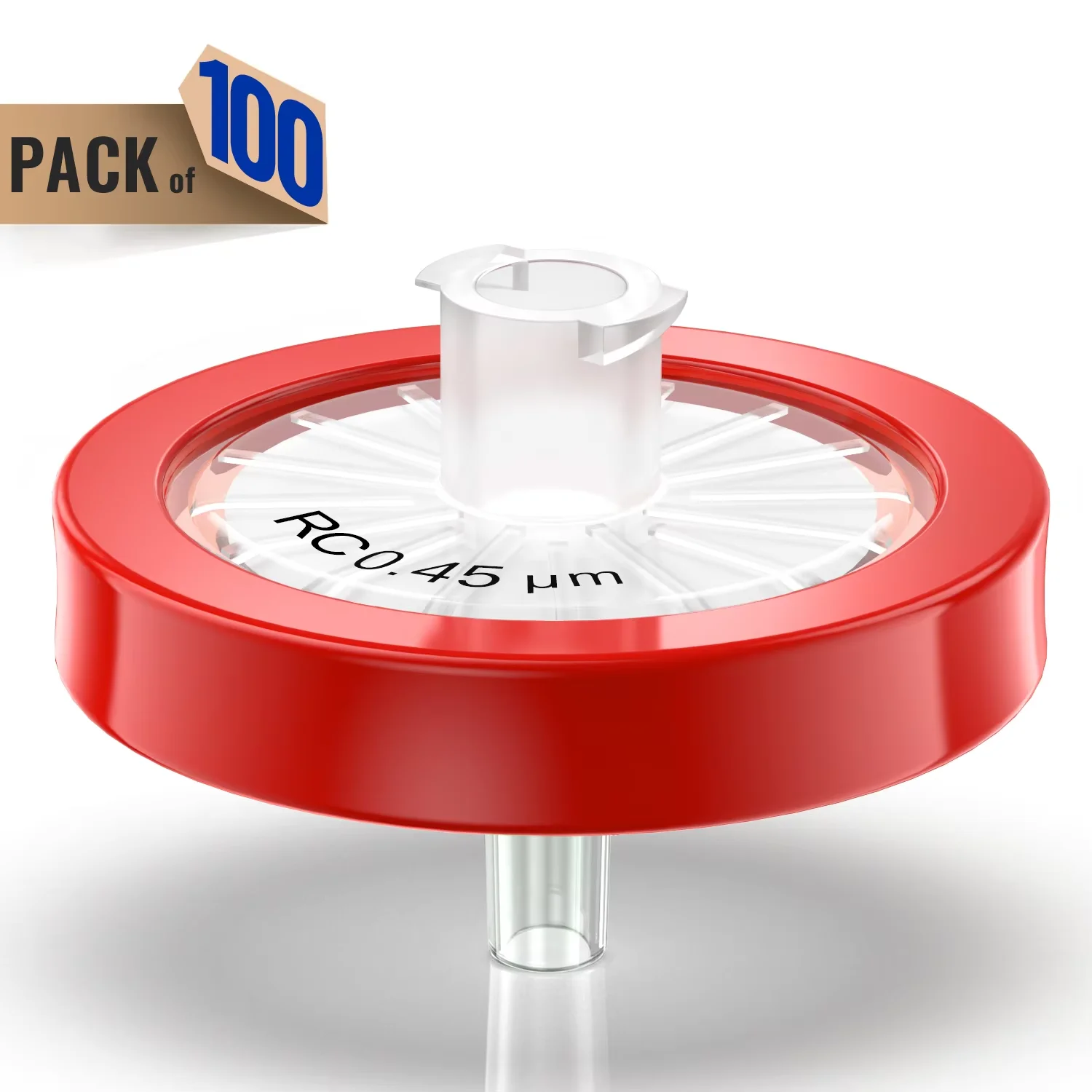 Syringe Filters,RC Membrane 0.22/0.45&mu;m Pore Size,25/33mm Diameter,100 Pcs by Ks-Tek