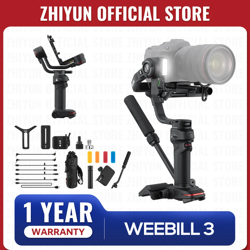 ZHIYUN WEEBILL LAB カメラスタビライザー3軸 一眼レフジンバル 71V5L7CCMEL._AC_UF894,