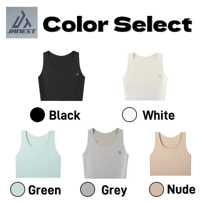 Pullover Chest Binder Tomboy Sportswear Thin Vest Breathable Sports Bra No Trace No Metal No Hook Trans Binder For Woman 5