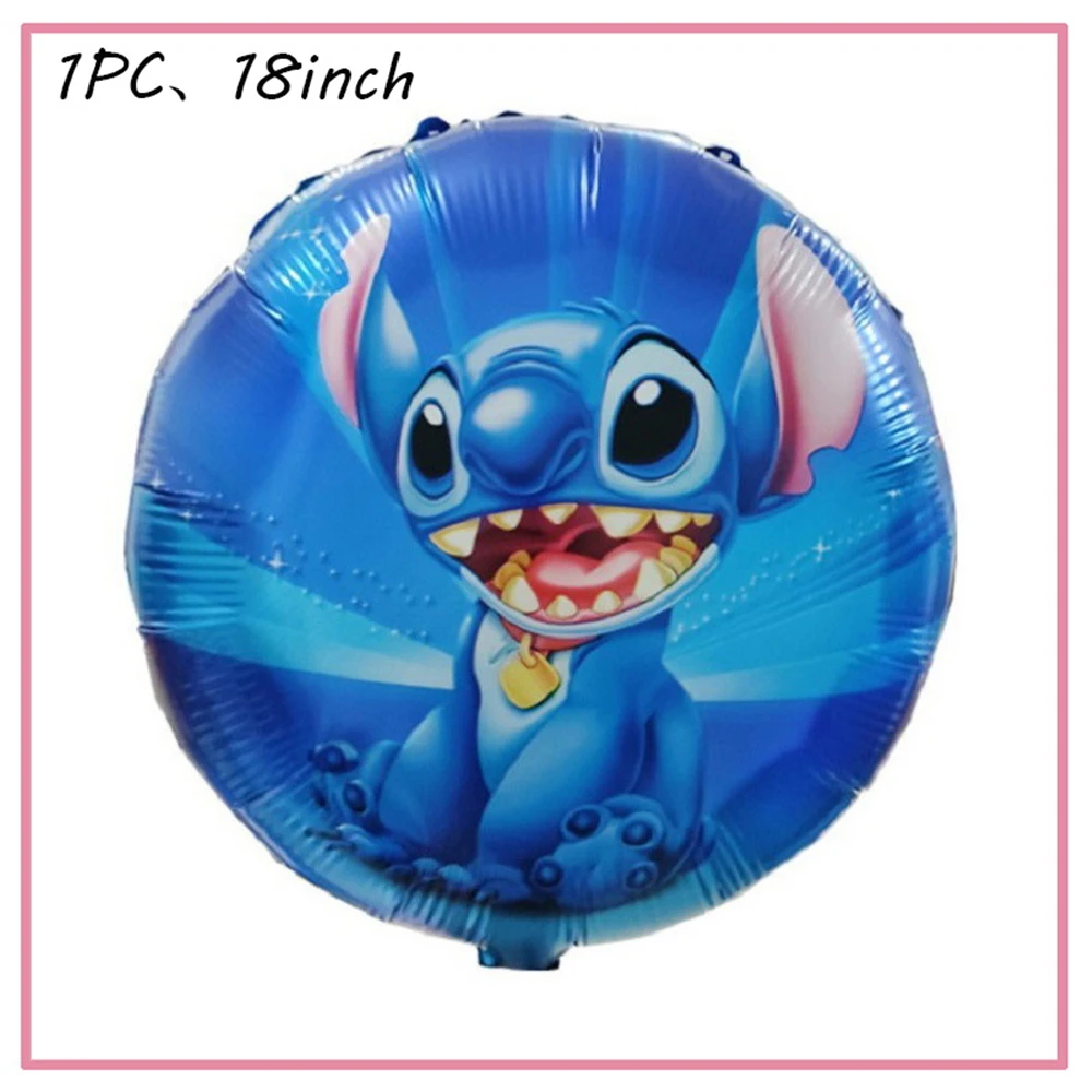 thumbnail image 1 of Suministros para decoraciones de fiesta de cumpleaños de Disney Stitch, platos de papel en ángulo de Lilo&Stitch rosa, servilletas, vasos, globos, vajilla para baby shower, 1 of 5