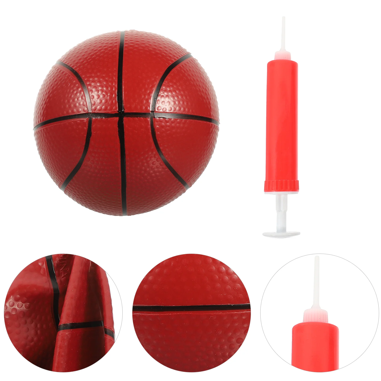 Childrens Toys Mini Basketball with Inflation Pump Beach 15X15X15CM Standard Outdoor Student