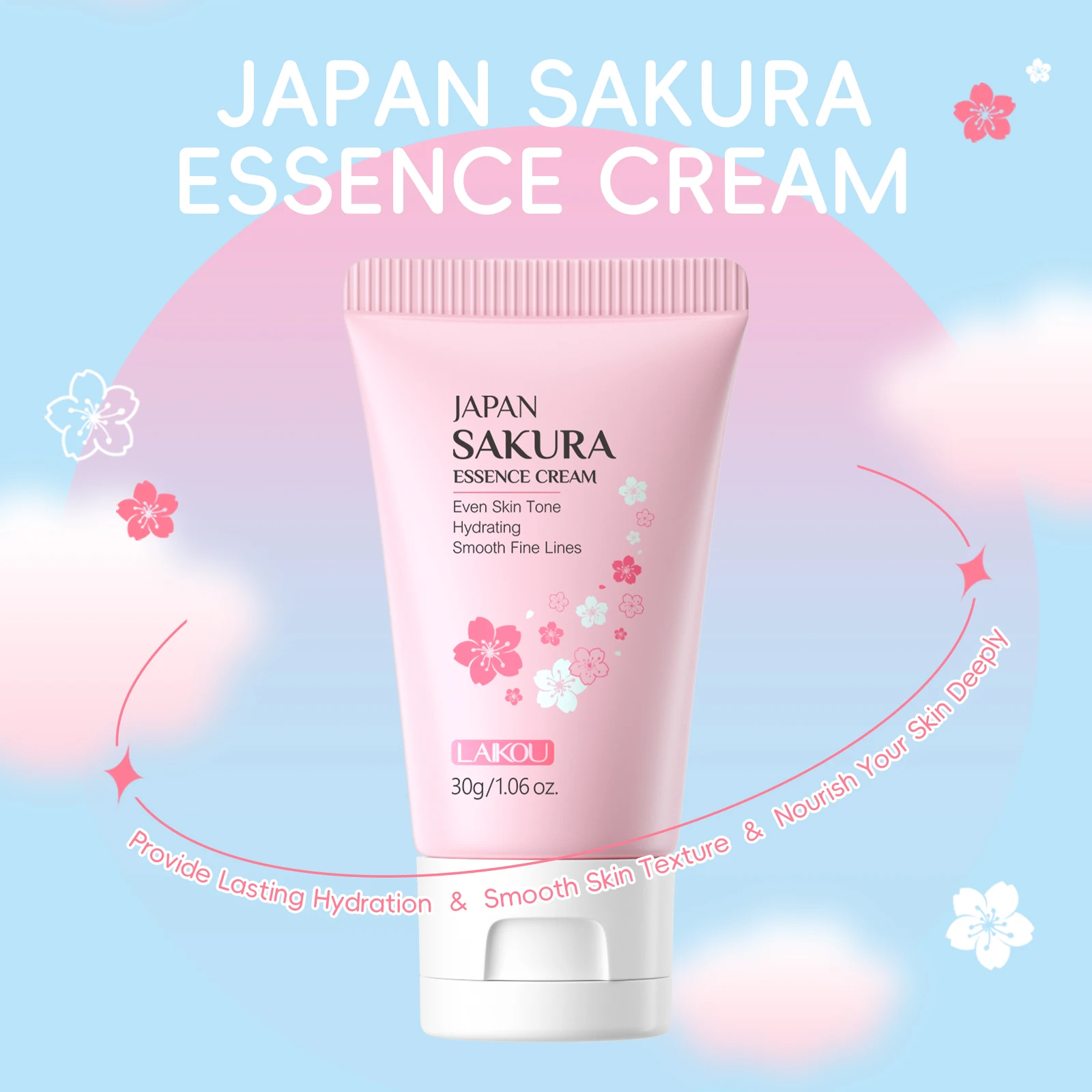 LAIKOU اليابان ساكورا كريم ايسنس إصلاح المضادة للت...