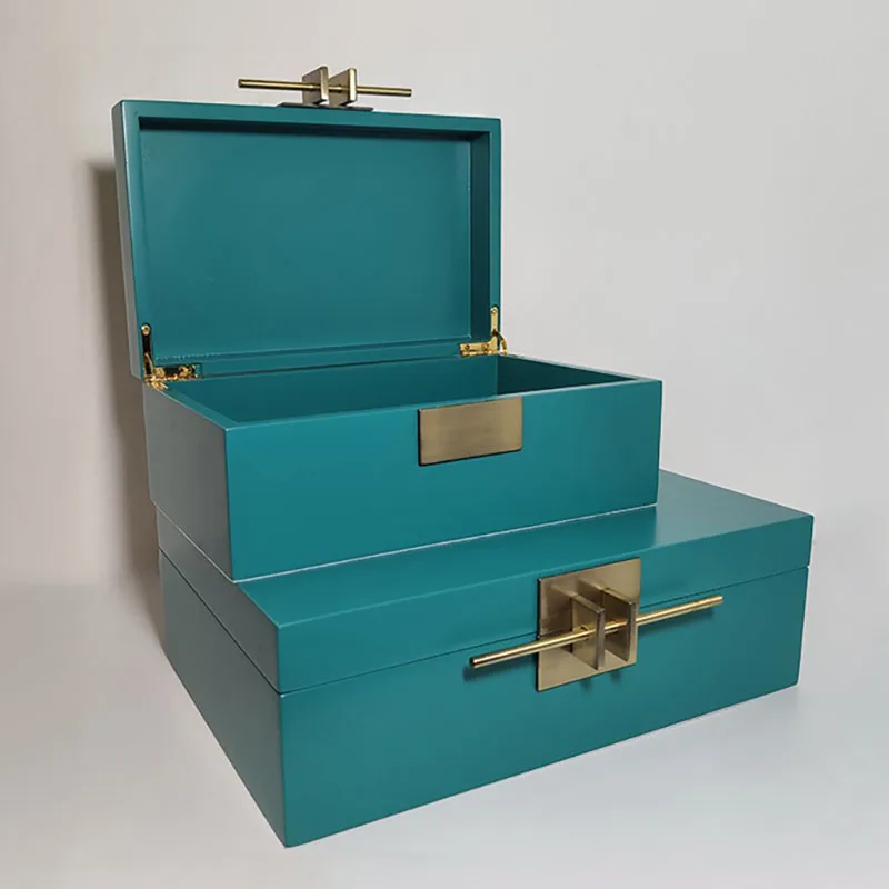 Large Jewelry Box for Women Wood Necklace Bracelet Earrings Jewelry Box Organizer Ring Display Tray Portable Accessories Storage