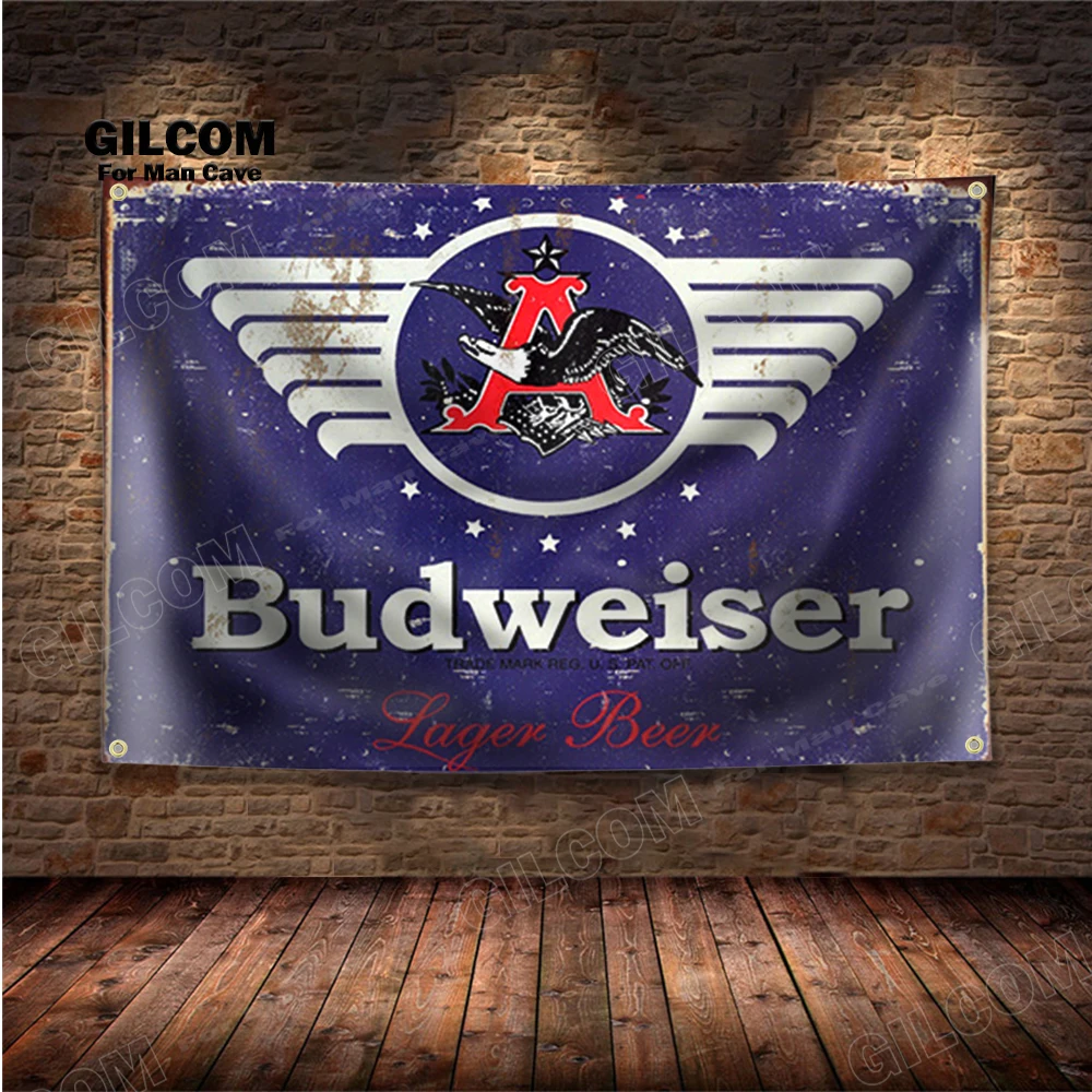 Beer Banner Flag Drink Cheers Poster Wall Art Decor Advertisement Sign Pub C… - Image 4