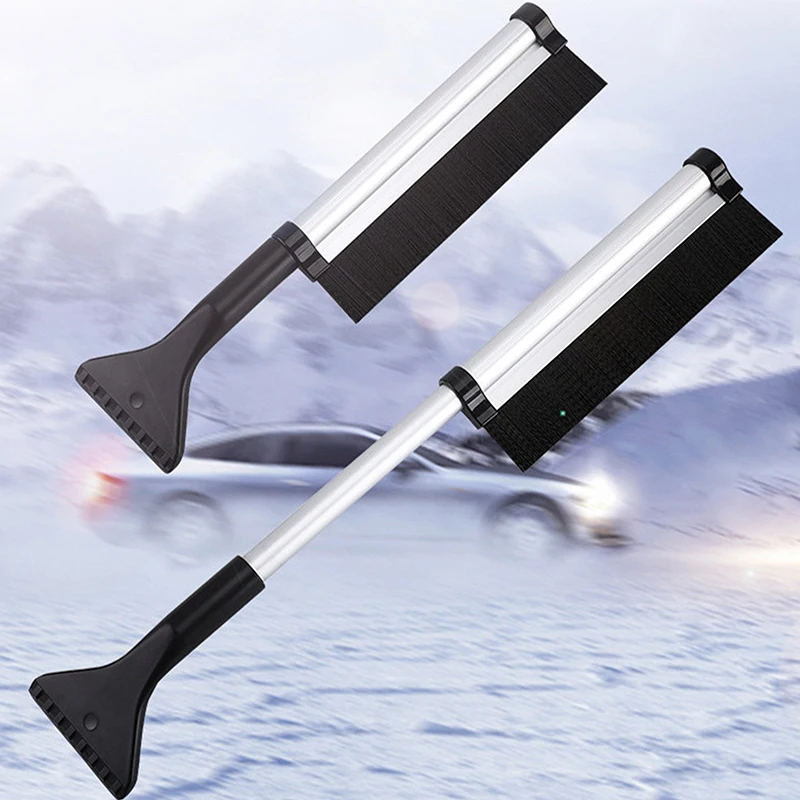 Car Snow Brush Windshield Wiper Snow Shovel Extendable Cleaning Tool
