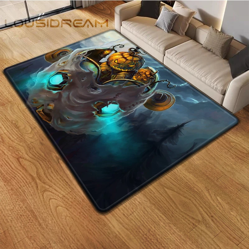 thumbnail image 1 of Game World of Warcraft Carpet for Living Room Rugs Camping Stranger Things Picnic Mat Anti-Slip E-sports Rug Yoga Mat Fans Gift, 1 of 5