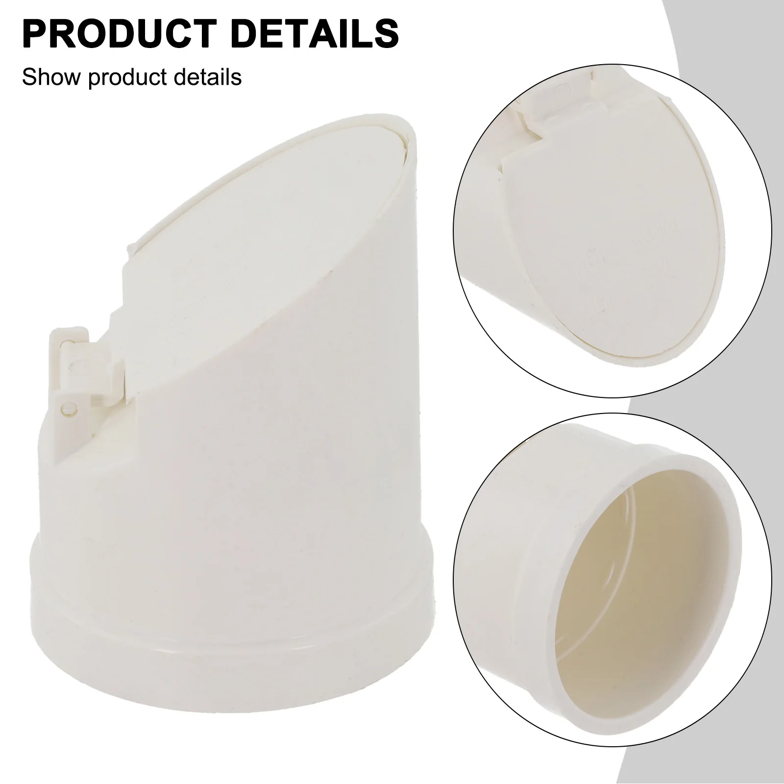 

50/75/110/160mm PVC Drainage Pipe Floor Drains Auto Closing Displacement Valve Cover Sewage Pipe Anti Odor Anti-rat Cover