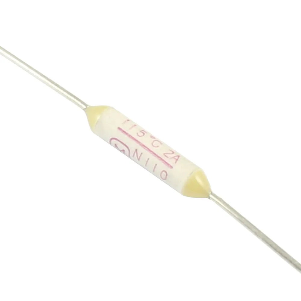 5pcsThermalLinkFuseAxialLeadCutoff115C115Degree2A250VN110