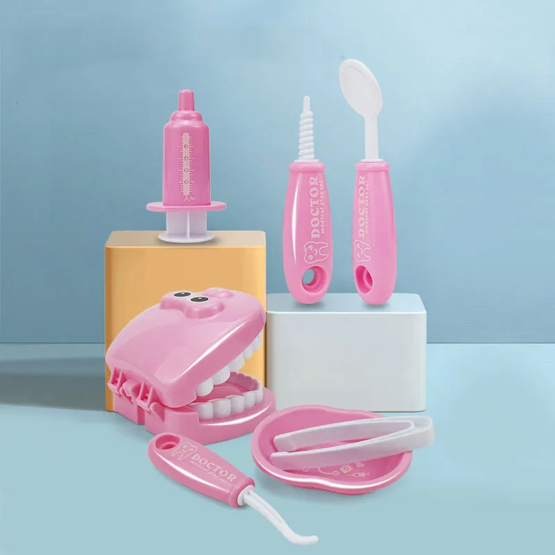 Montessori Educational Toys for Children Early Learning Doctors Role Play Kids Dentist Check Teeth Model Teaching Aids Kids Gift doctor play set doctor nurse toys doctor toys kit dentist play set