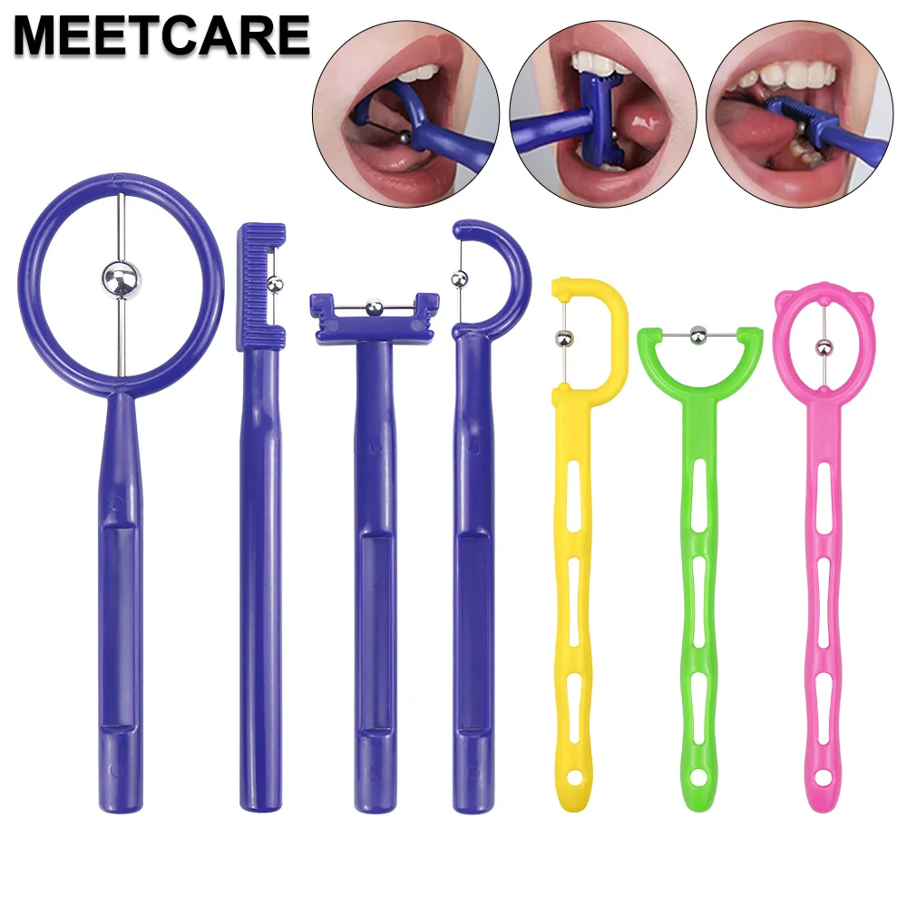 Child Mouth Oral Language Tougue Rehabilitation Exerciser Trainer Muscle Strenght Touge Training Tool Flexibility Stability mouth exerciser