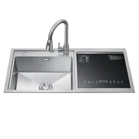 Vegetables And Fruits Cleaning Fully Automatic Household Dishwasher Drying Installation Integrated Sink Household Dishwashe 1